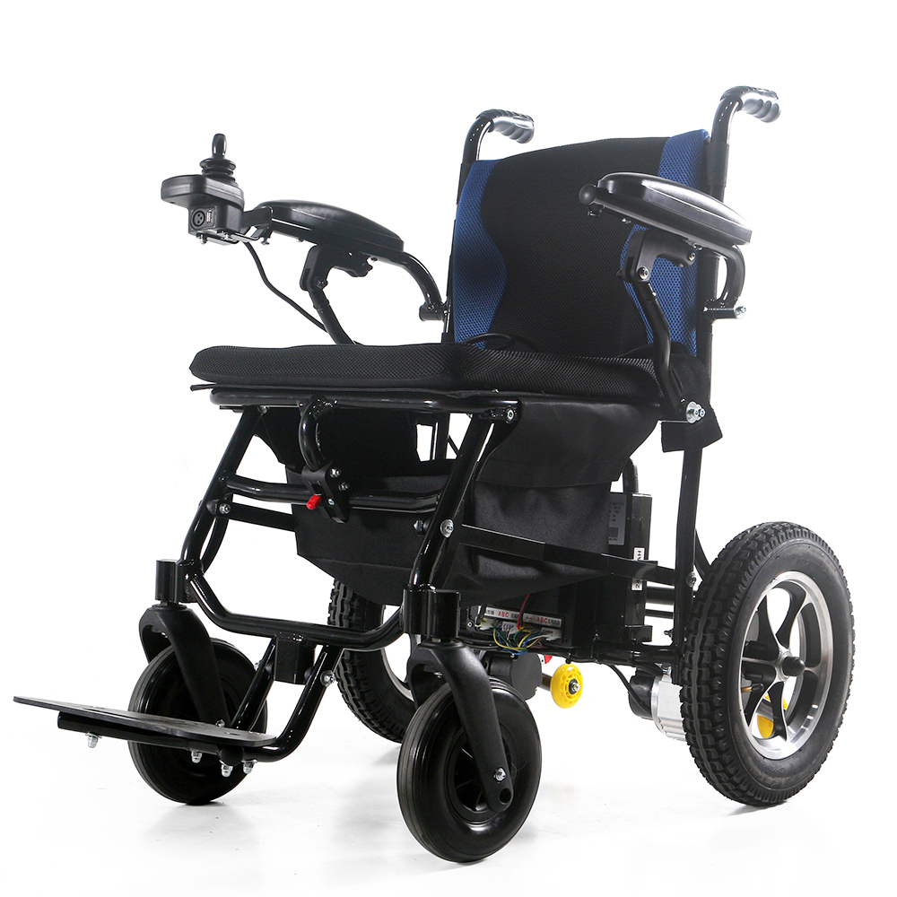 foldable brushless motor power wheelchair with Intelligent AI controller