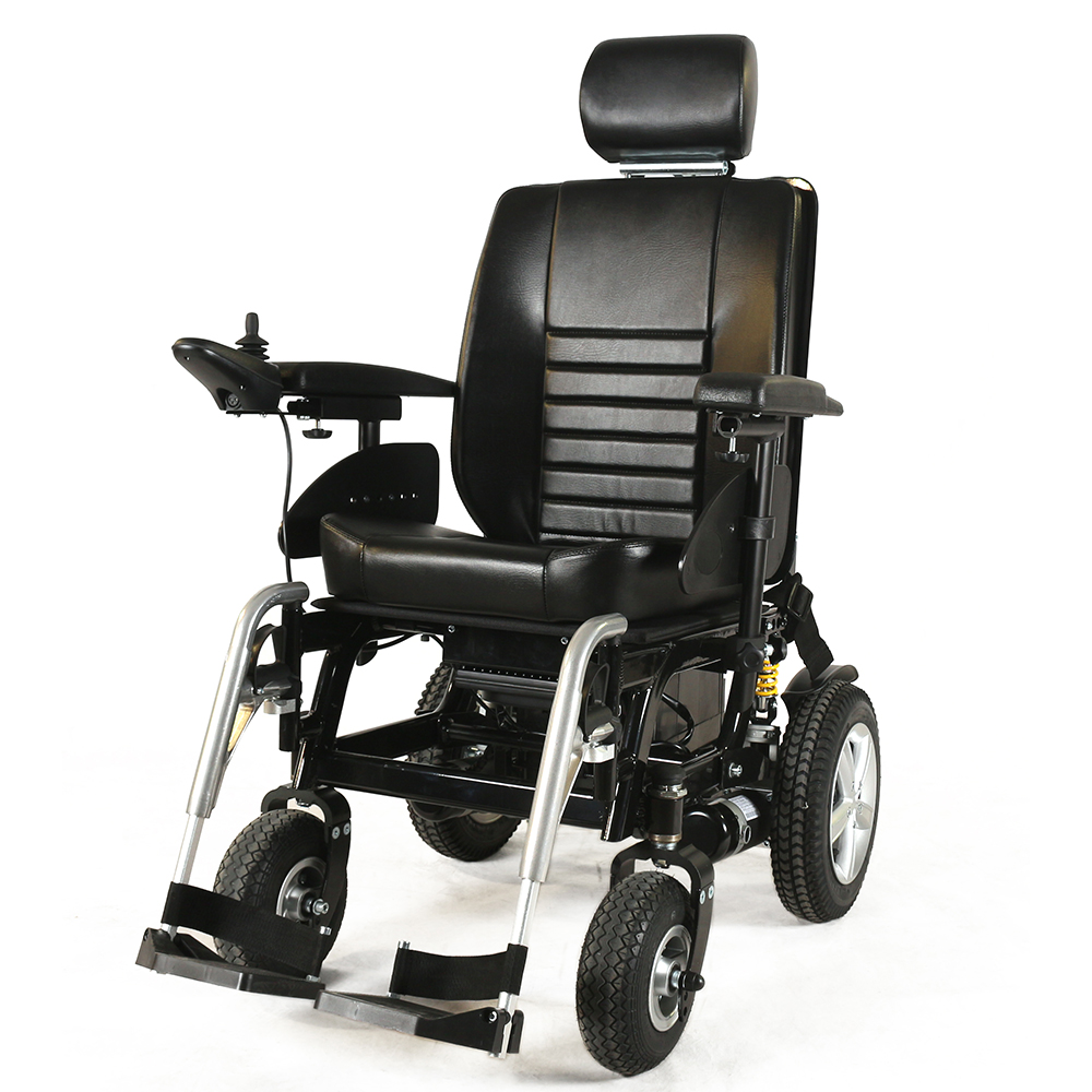 WISKING Disabled Electric Back Lying Power Wheelchair for Heavy Body 