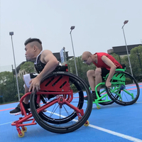 Handicapped Manual Lightweight Aluminium Alloy Basketball Active Wheelchair