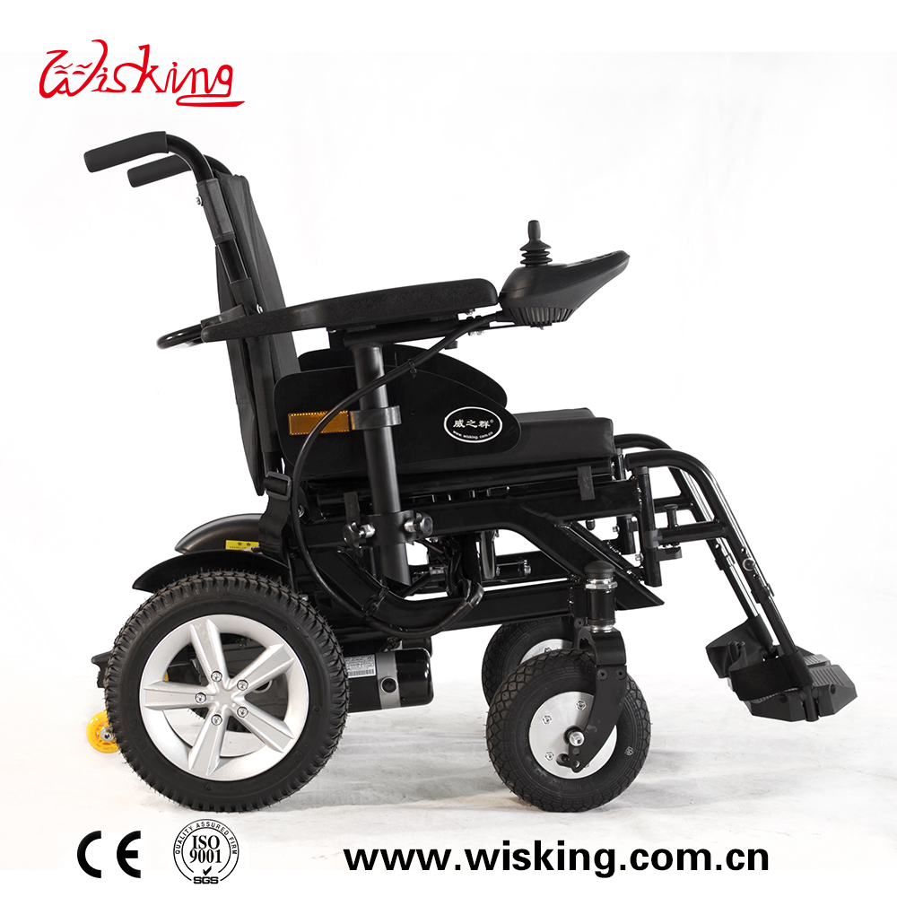 WISKING portable foldable power Wheelchair with brushed motor