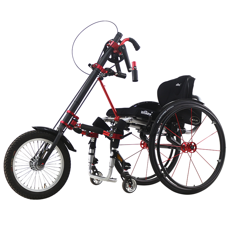 ultra light handicapped wheelchair tractor handbike for disabled