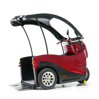 3 wheel mobility scooter with roof and lithium battery for disabled 
