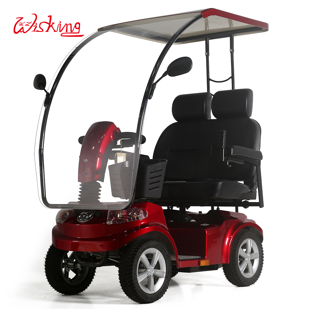 compact size cheap mobility scooter with roof for disabled