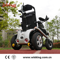 multi functional automatic and manual reclining power wheelchair for disabled and elderly