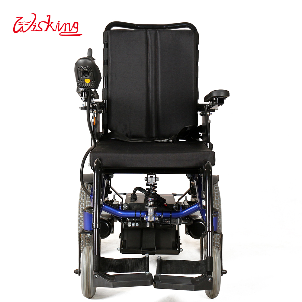 medium power wheelchair with three suspension for disabled