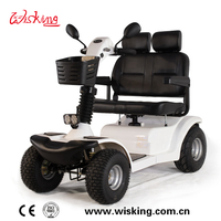 four wheel double seat scooter luxury heavy duty outdoor electric mobility scooter
