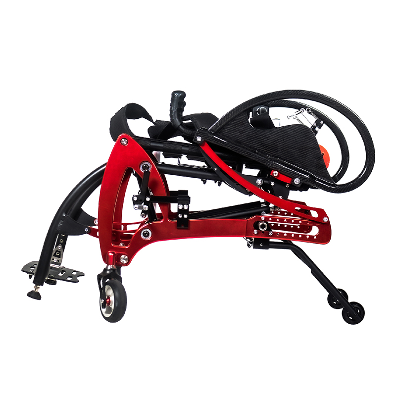 WISKING Aluminum Alloy Foldable Standing Active Wheelchair for Disabled