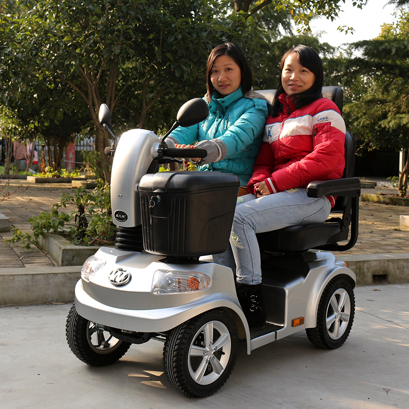 4 wheel mobility scooter with two seats for adults